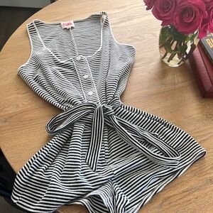 Solid & Striped Terry Romper